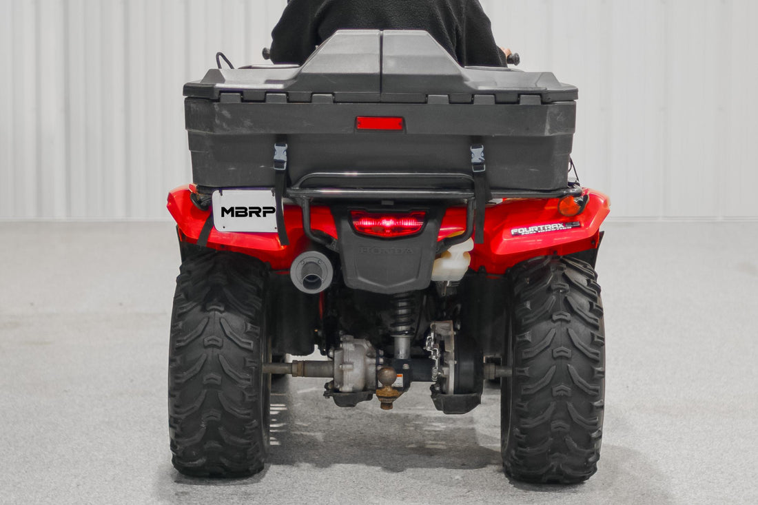 MBRP AT-6109SP - 07-13 Honda Forman/ Rancher 420, 14 Honda Rancher AT420 12-13 Honda Forman/ Rancher 500 1.75 Inch Single Slip-On System with Sport Muffler Sport Series MBRP 2