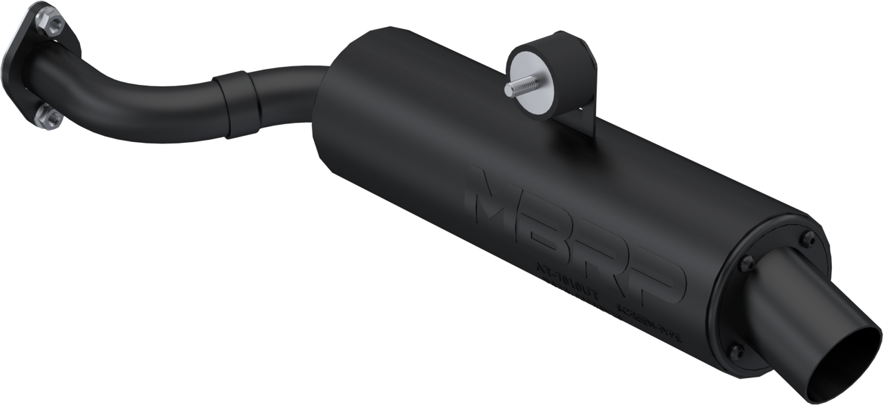MBRP AT-7216 - 2010-Up Polaris Outlaw/Sportsman 90/110 and 2023-Up Can-am Renegade 70/110 Direct Slip-on Utility Muffler MBRP