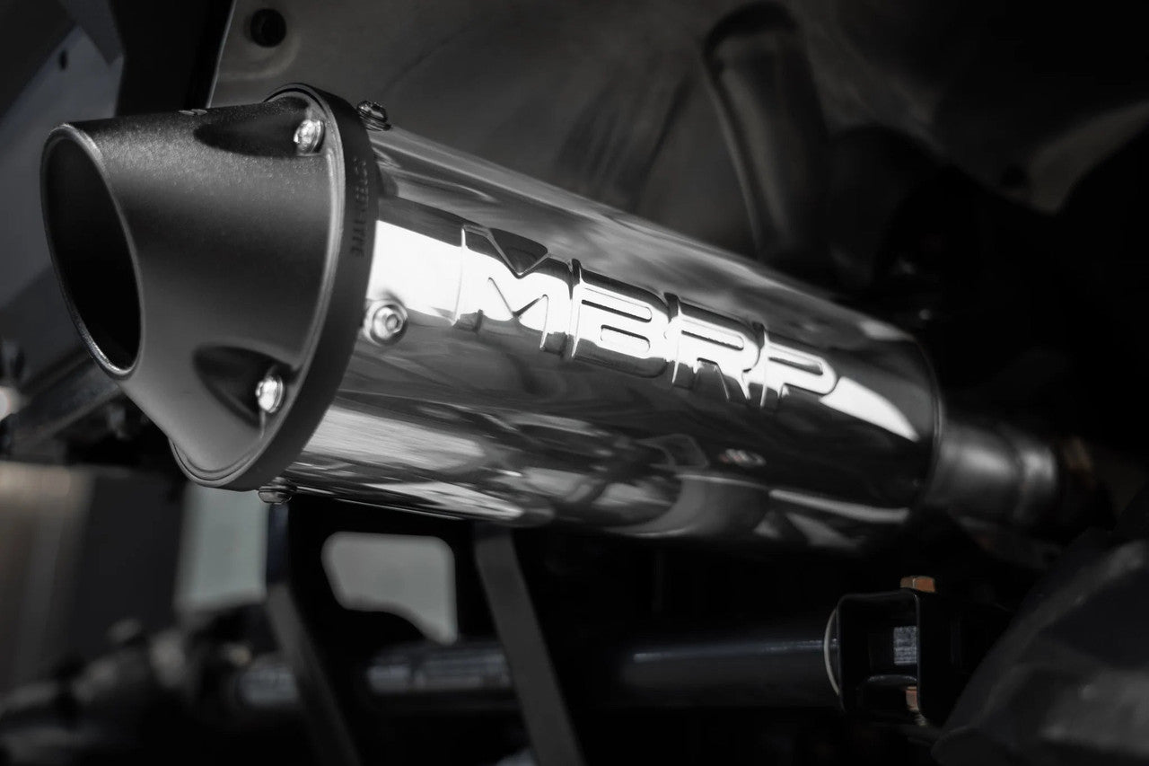 MBRP AT-7216 - 2010-Up Polaris Outlaw/Sportsman 90/110 and 2023-Up Can-am Renegade 70/110 Direct Slip-on Utility Muffler MBRP