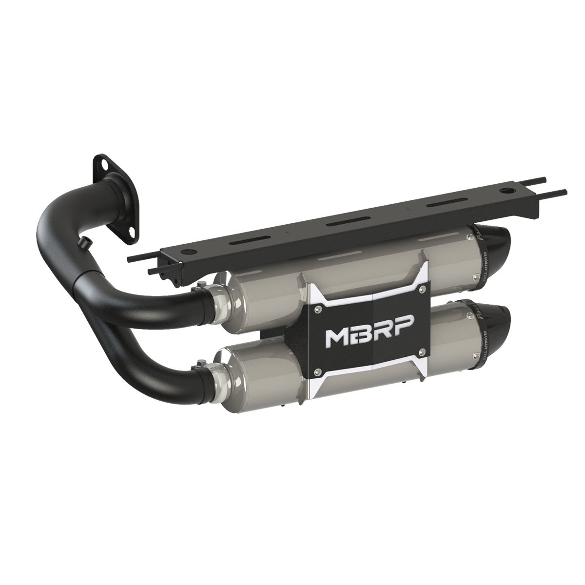MBRP AT-9110PT - Stacked Dual Slip On Exhaust Pipe For 19-Up Honda Talon 1000 Performance Series MBRP