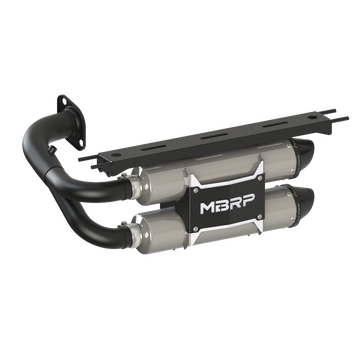 MBRP AT-9110PT - Stacked Dual Slip On Exhaust Pipe For 19-Up Honda Talon 1000 Performance Series MBRP