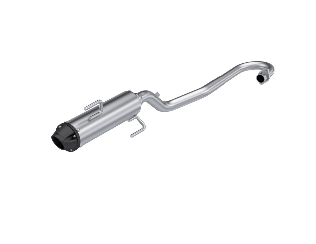 MBRP AT-9111PT - 2015-Up Honda Rancher 420 IRS and Forman Rubicon 500/520 Performance Series 4 Inch Single Slip-on Exhaust with Billet Tip MBRP