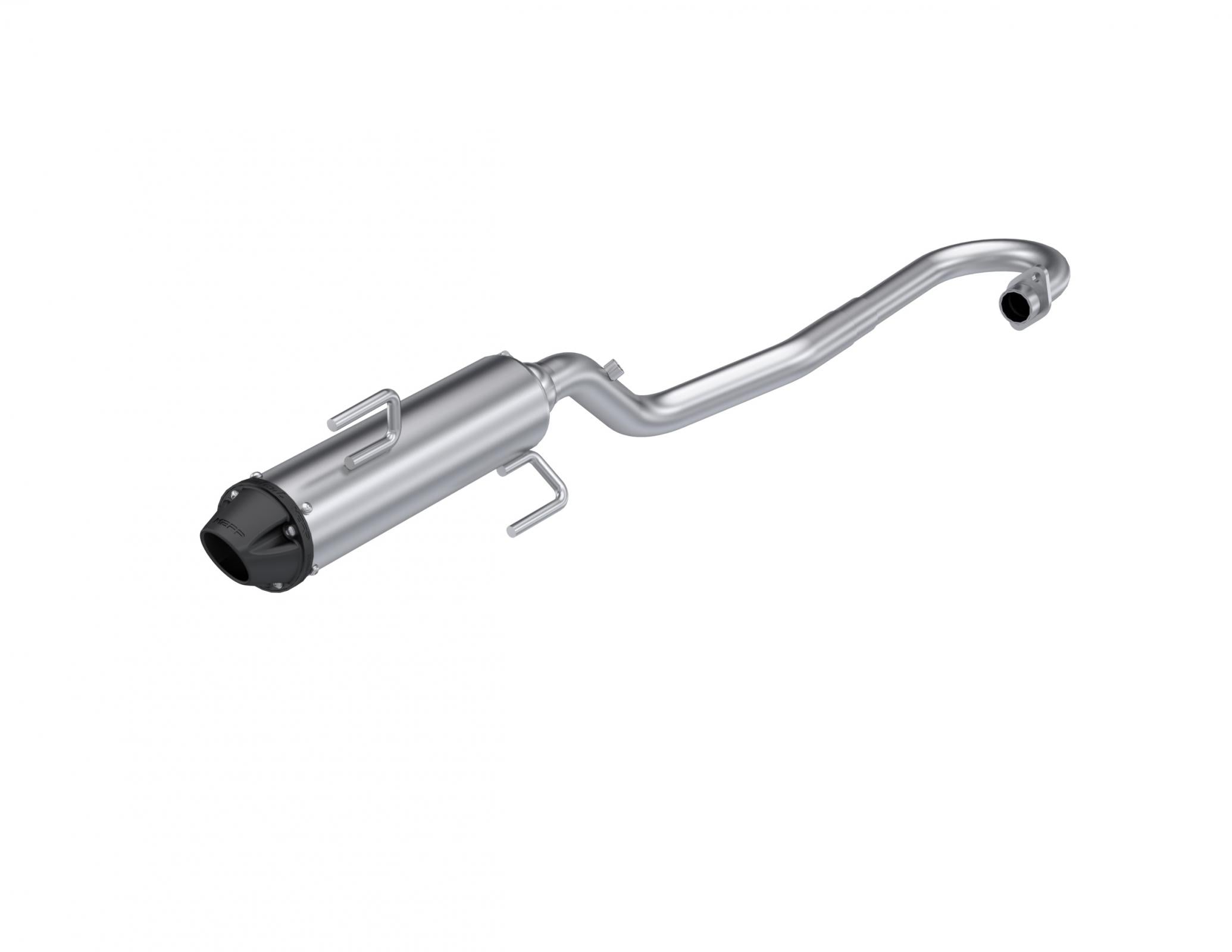 MBRP AT-9111PT - 2015-Up Honda Rancher 420 IRS and Forman Rubicon 500/520 Performance Series 4 Inch Single Slip-on Exhaust with Billet Tip MBRP