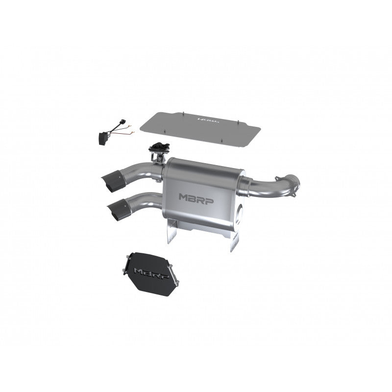 MBRP AT-9208AS - 17-Up Can-Am Maverick Dual-Out Active Exhaust MBRP 1