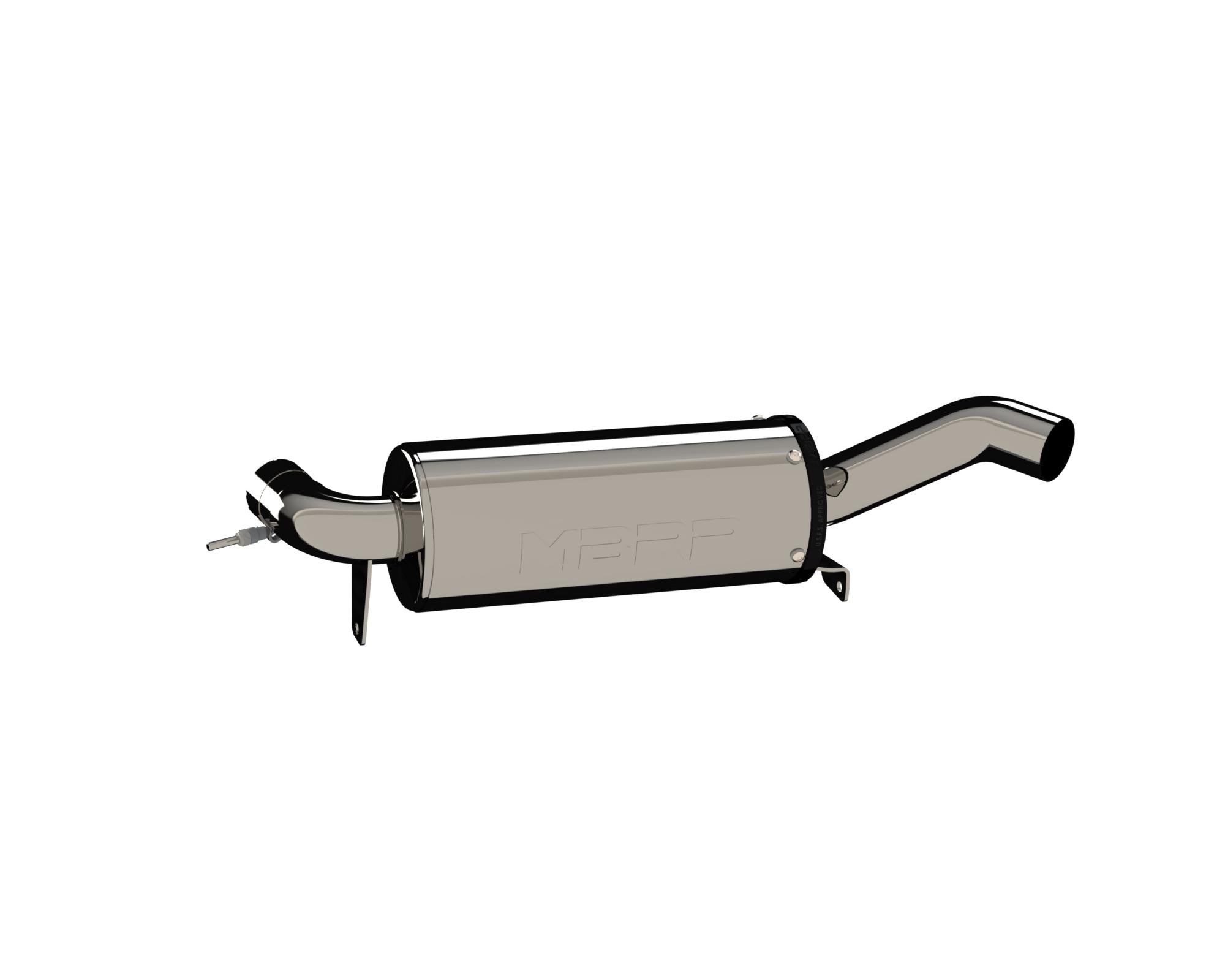 MBRP AT-9213PT - 18-Up Can-Am Maverick Sport and Trail 5 Inch Slip-on Muffler Performance Series MBRP