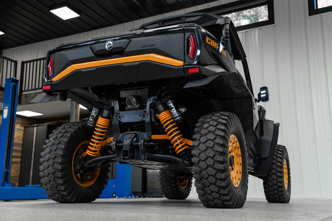 MBRP AT-9215PT - 21-Up CAN-AM Commander 1000R/ Maverick Sport 1000R Single Slip-on Center Exit Performance Series MBRP