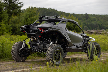 MBRP AT-9219PT - 2024-Up Can-Am Maverick R Performance Series 3 Inch Single Slip-on Turbo Back Exhaust System MBRP 3