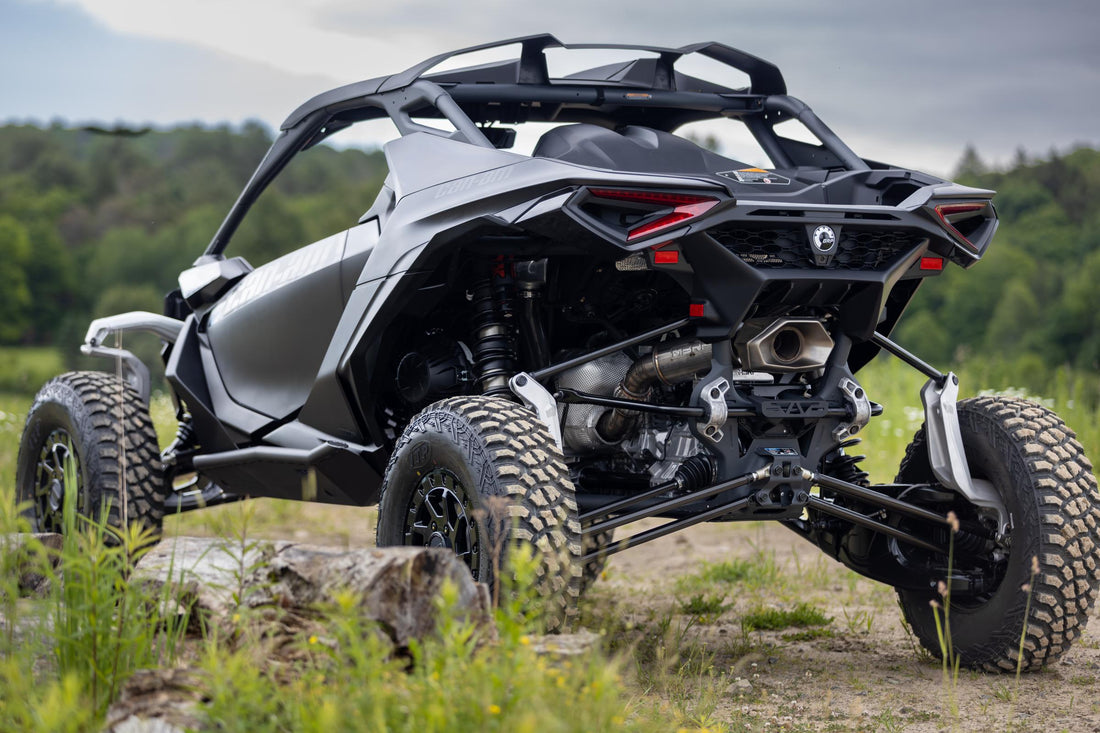 MBRP AT-9219PT - 2024-Up Can-Am Maverick R Performance Series 3 Inch Single Slip-on Turbo Back Exhaust System MBRP 5
