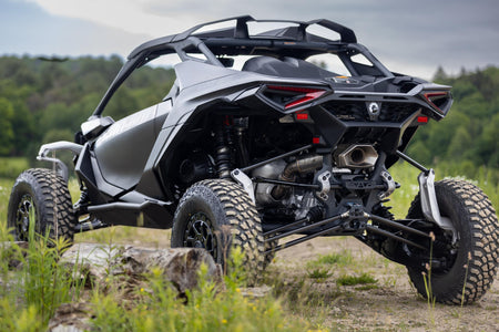 MBRP AT-9219PT - 2024-Up Can-Am Maverick R Performance Series 3 Inch Single Slip-on Turbo Back Exhaust System MBRP 5