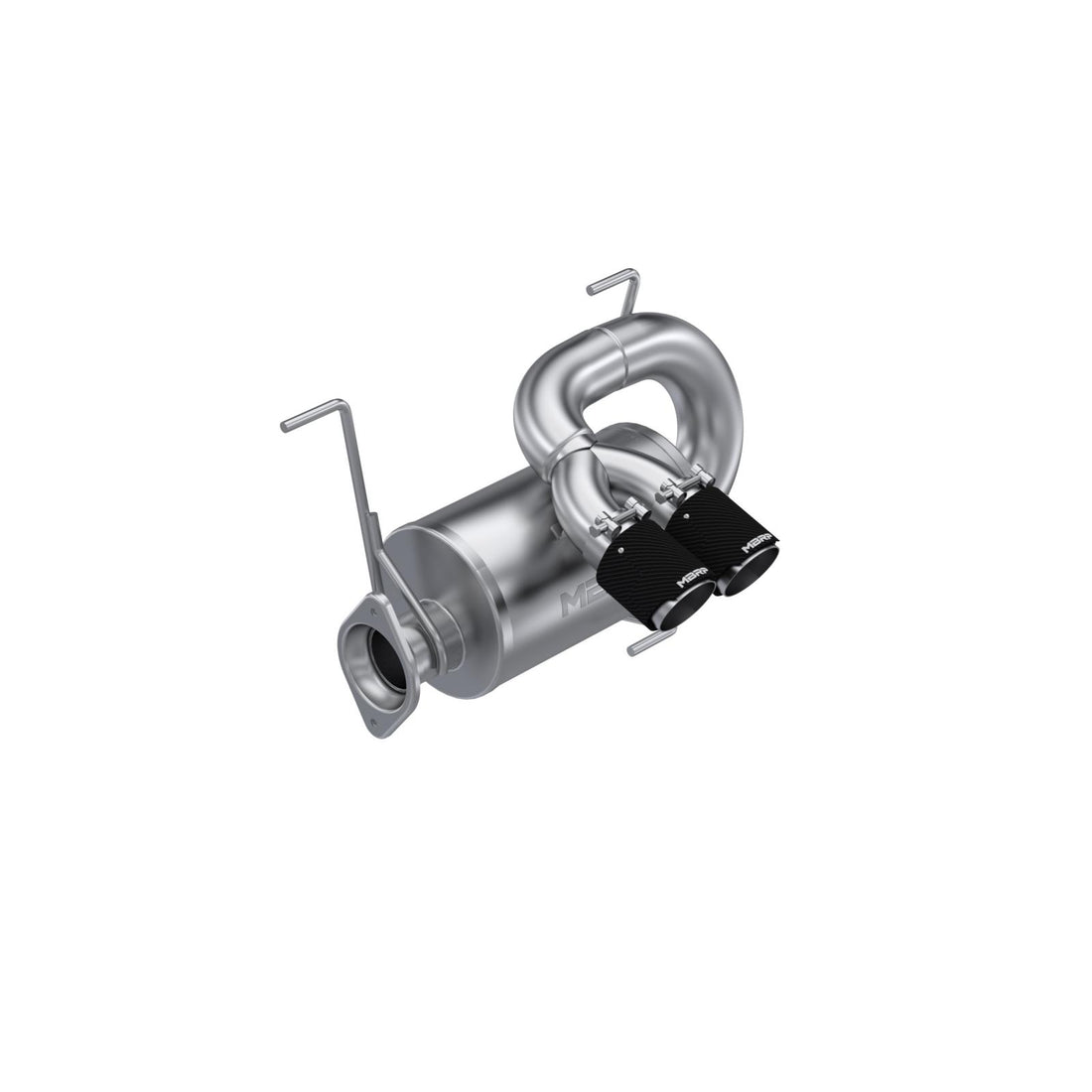MBRP AT-9533PT - 2022-Up Polaris RZR PRO R T304 Single Slip-on Dual Outlet Performance Series Exhaust with Carbon Fiber Tips MBRP