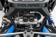 MBRP AT-9533PT - 2022-Up Polaris RZR PRO R T304 Single Slip-on Dual Outlet Performance Series Exhaust with Carbon Fiber Tips MBRP