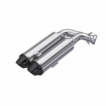 MBRP NA MBRP AT-9534PT - 2020-Up Polaris Sportsman XP 1000S and Scrambler XP 1000 Performance Series 4 Inch Dual Slip-on Exhaust MBRP