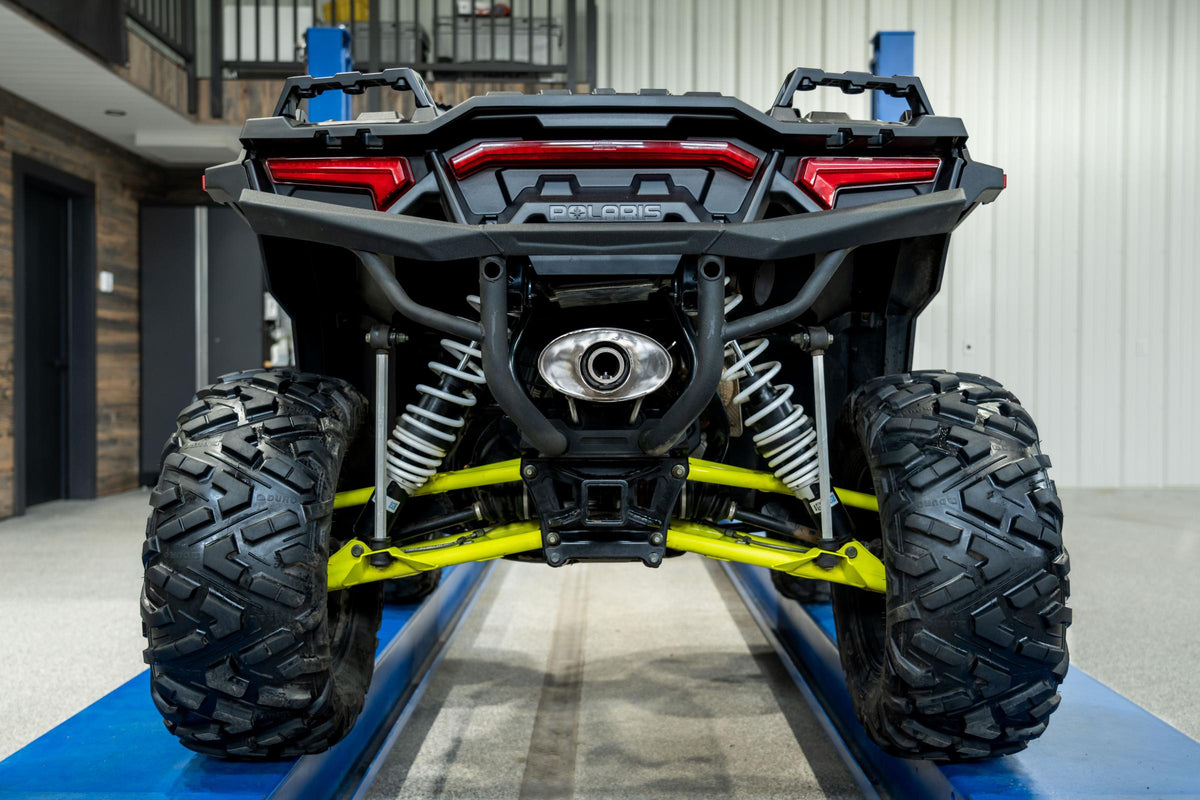 MBRP AT-9534SP - 2020-Up Polaris Sportsman XP 1000S and Scrambler XP 1000 Sport Series Oval Slip-On Muffler with 3 Inch Tip MBRP 2