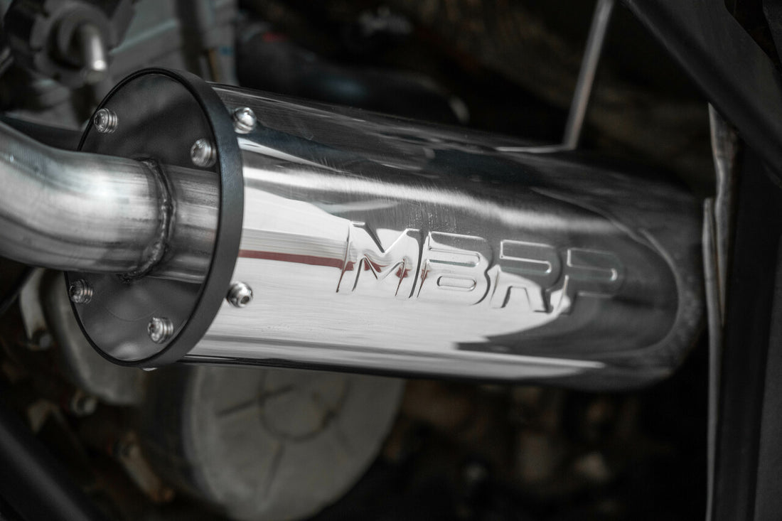 MBRP AT-9535PT 5 Inch Single Slip-on Muffler Assembly Performance Series