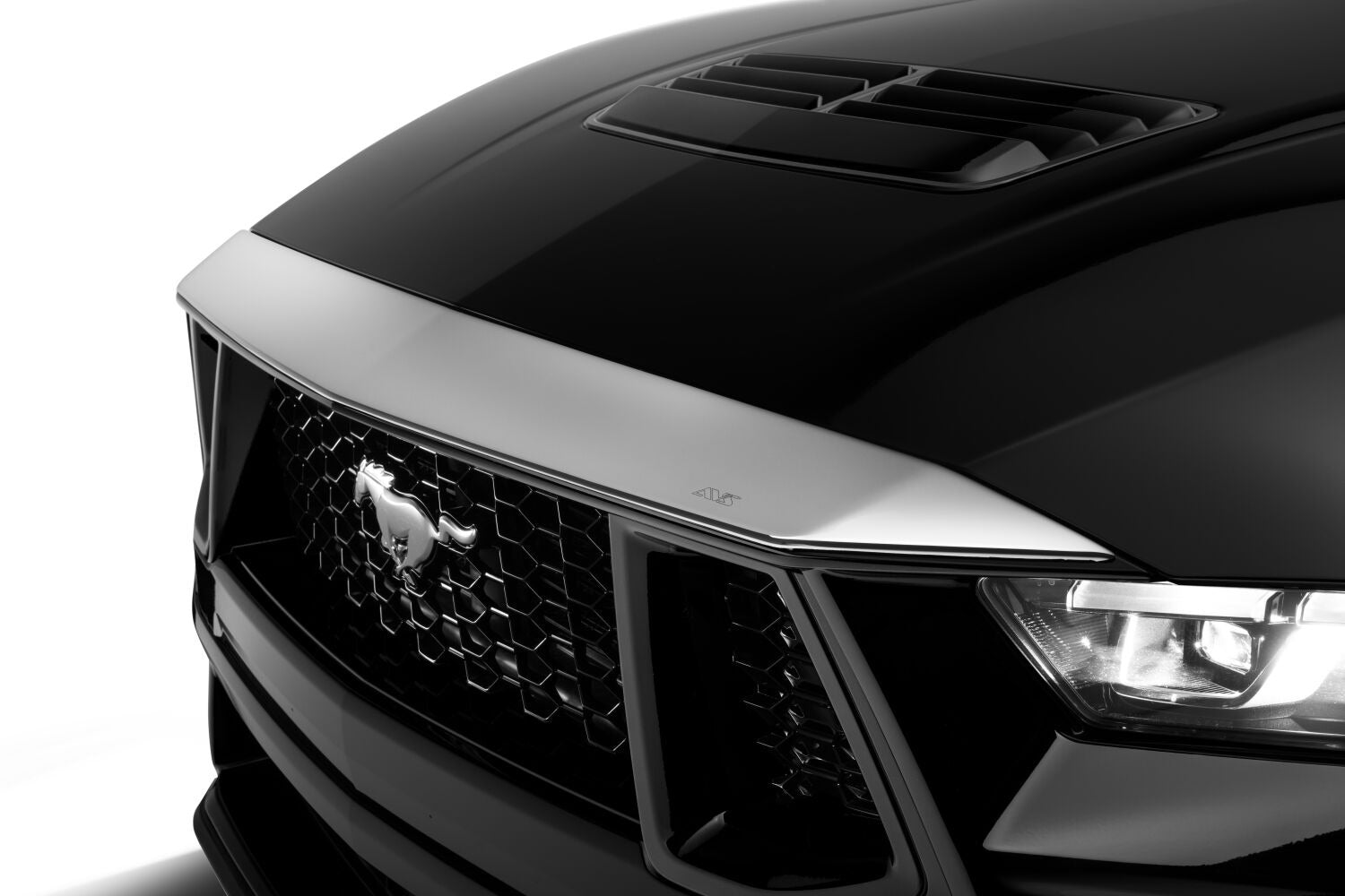 Husky Liners 2892212 - Aeroskin Hood Protector; Chrome 1