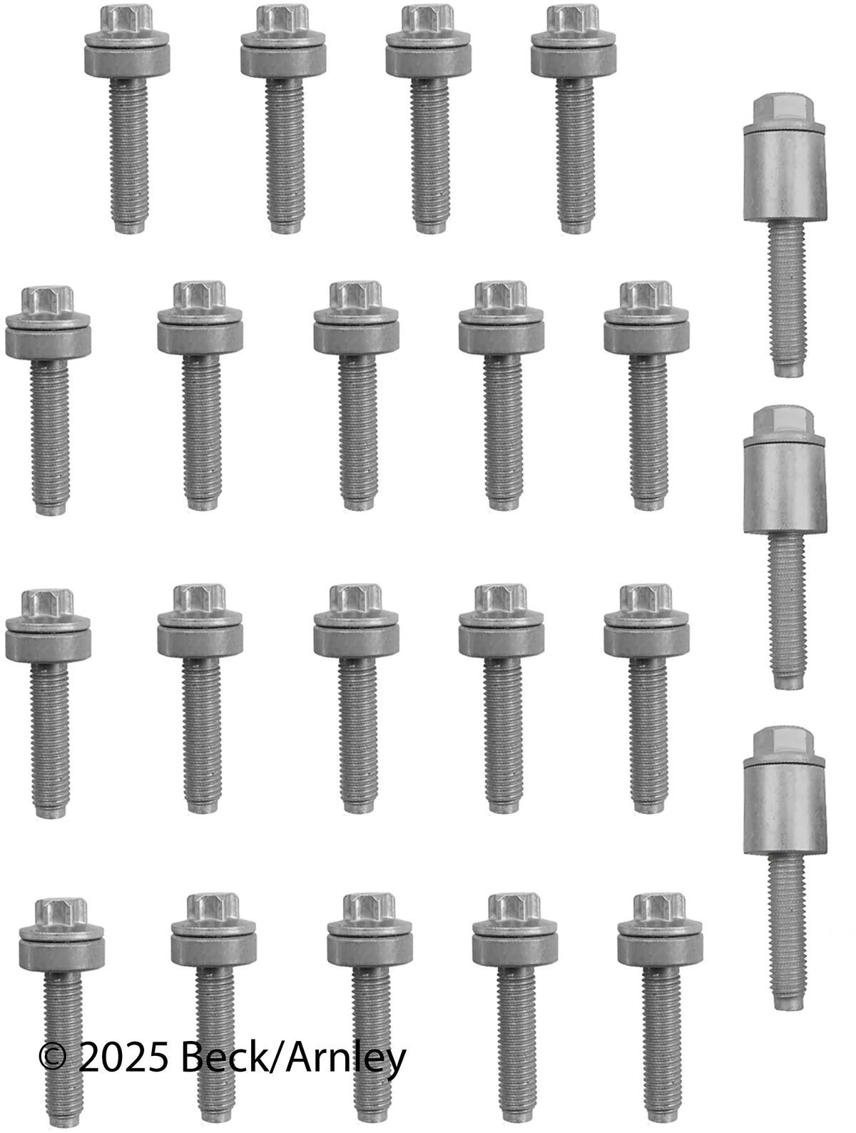 Beck/Arnley 016-1074 2006-2007 BMW 525i Engine Valve Cover Bolt Kit