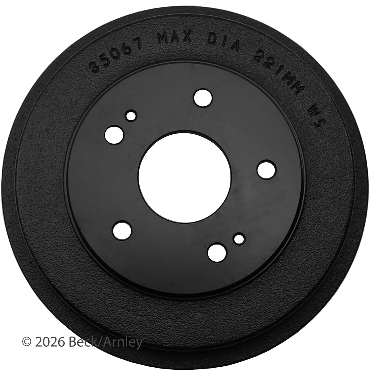 Beck/Arnley 083-2698 1997-2001 Honda CR-V Brake Drum