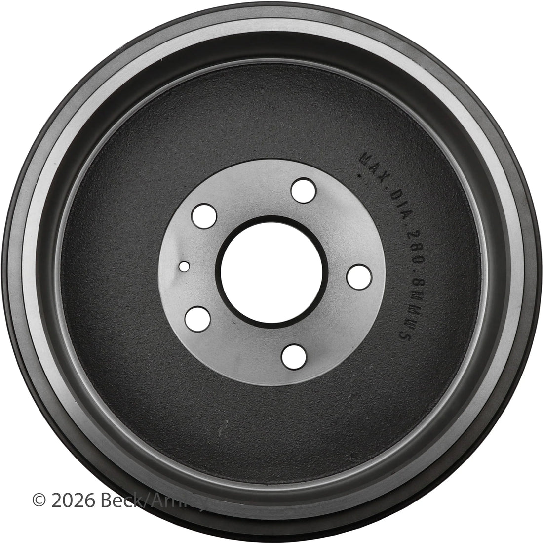 Beck/Arnley 083-3834 2022-2025 Audi Q4 e-tron Brake Drum