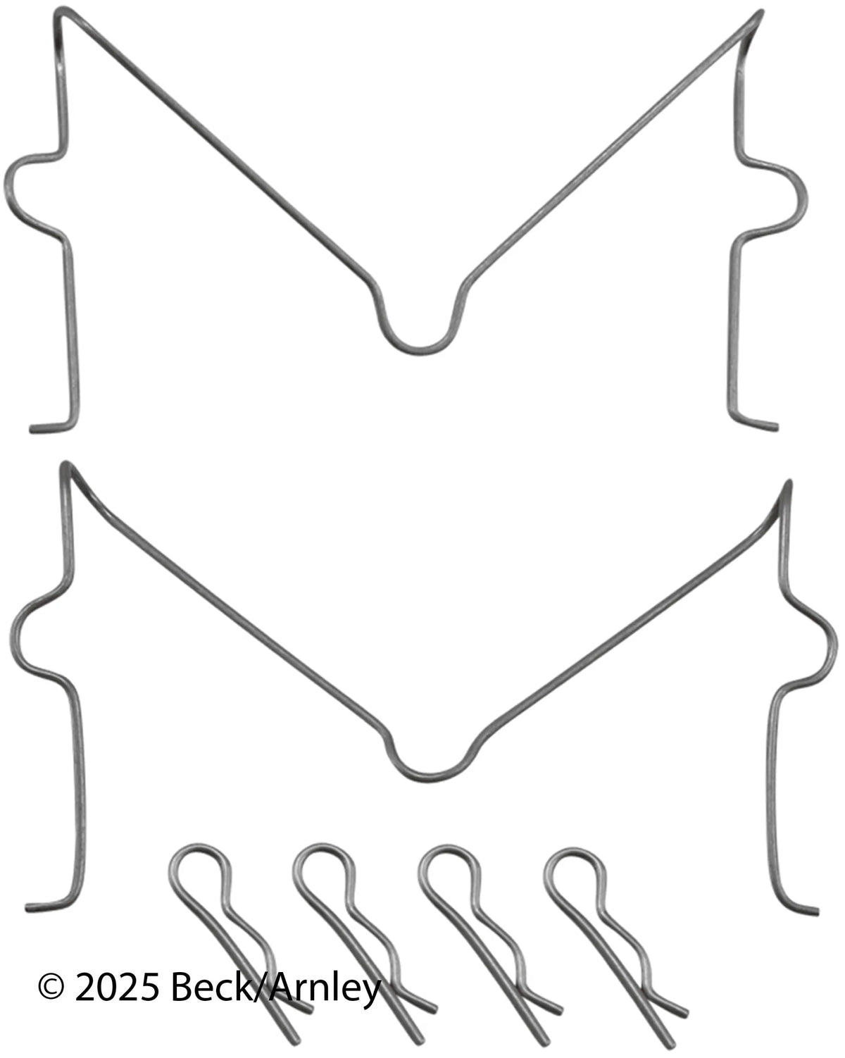 Beck/Arnley 084-1551 2005-2023 Toyota Tacoma Disc Brake Hardware Kit