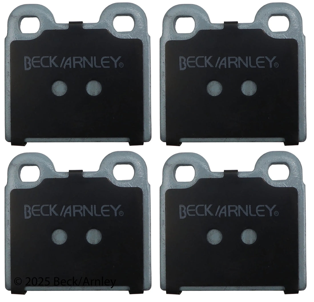 Beck/Arnley 085-0654 1969-1992 Alfa Romeo Spider Disc Brake Pad Set