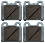 Beck/Arnley 085-0654 1969-1992 Alfa Romeo Spider Disc Brake Pad Set