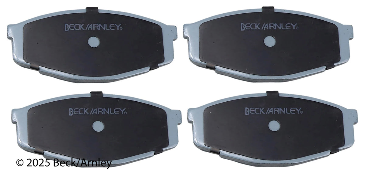 Beck/Arnley 085-1190 1984-1995 Toyota Pickup Disc Brake Pad Set
