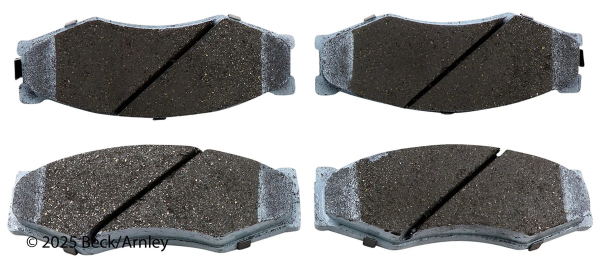 Beck/Arnley 085-1246 1995-1997 Nissan Pickup Disc Brake Pad Set