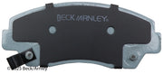 Beck/Arnley 085-1294 1987-1993 Mazda B2200 Disc Brake Pad Set