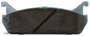 Beck/Arnley 085-1389 1991-1996 Ford Escort Disc Brake Pad Set