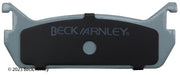 Beck/Arnley 085-1389 1991-1996 Ford Escort Disc Brake Pad Set