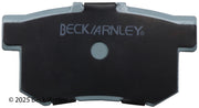 Beck/Arnley 085-1467 2013-2022 Acura ILX Disc Brake Pad Set