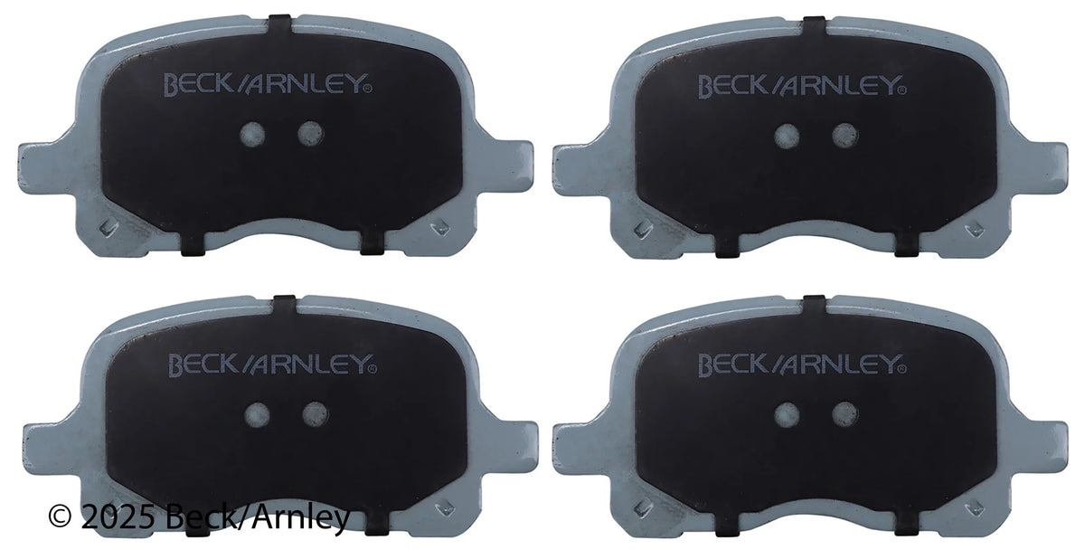 Beck/Arnley 085-1553 1998-2002 Chevrolet Prizm Disc Brake Pad Set