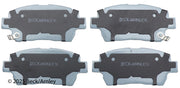 Beck/Arnley 085-1621 2001-2009 Toyota Prius Disc Brake Pad Set