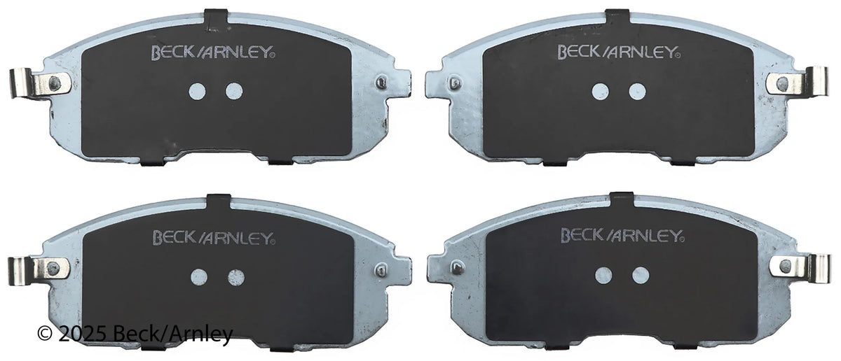 Beck/Arnley 085-1640 2007-2019 Nissan Sentra Disc Brake Pad Set