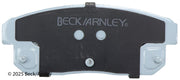 Beck/Arnley 085-1663 2002-2006 Nissan Sentra Disc Brake Pad Set