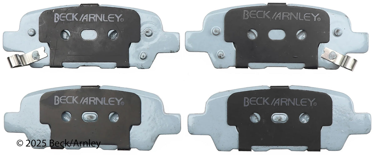 Beck/Arnley 085-1687 2014-2015 Nissan Rogue Select Disc Brake Pad Set