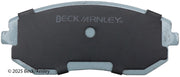 Beck/Arnley 085-1702 2003-2012 Subaru Legacy Disc Brake Pad Set
