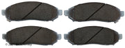 Beck/Arnley 085-1726 2005-2015 Nissan Xterra Disc Brake Pad Set