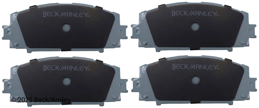 Beck/Arnley 085-1744 2012-2019 Toyota Prius C Disc Brake Pad Set