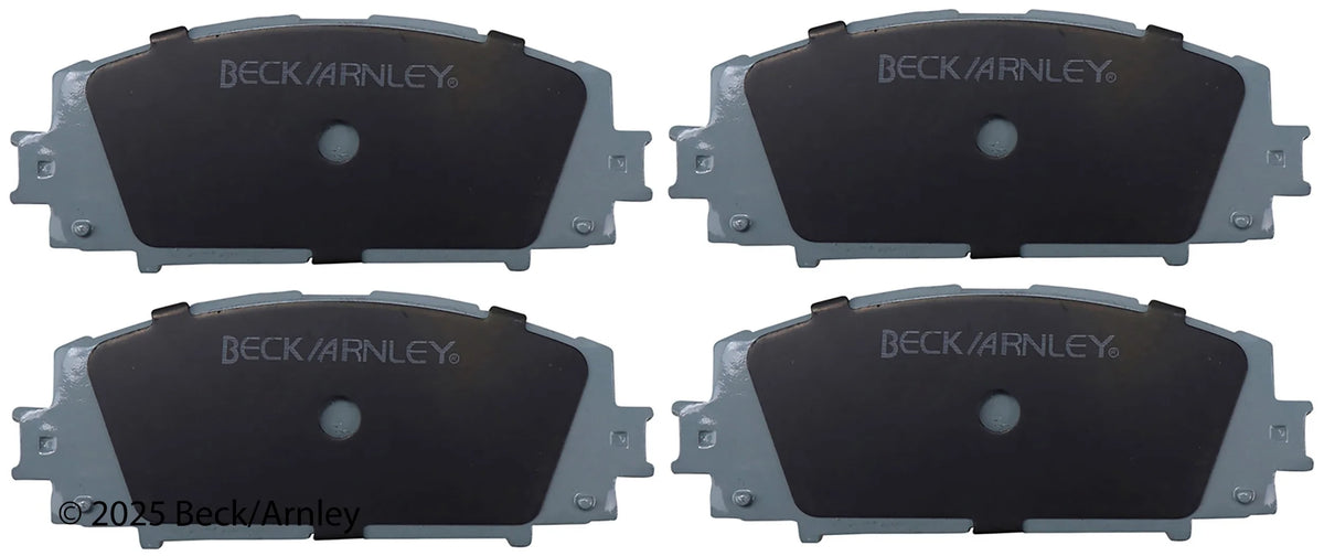 Beck/Arnley 085-1744 2012-2019 Toyota Prius C Disc Brake Pad Set