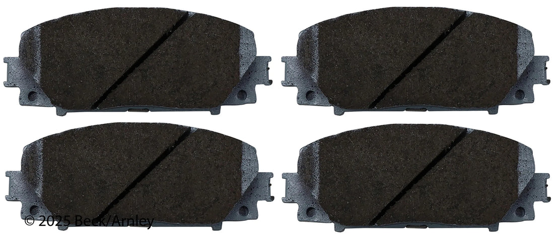 Beck/Arnley 085-1744 2012-2019 Toyota Prius C Disc Brake Pad Set