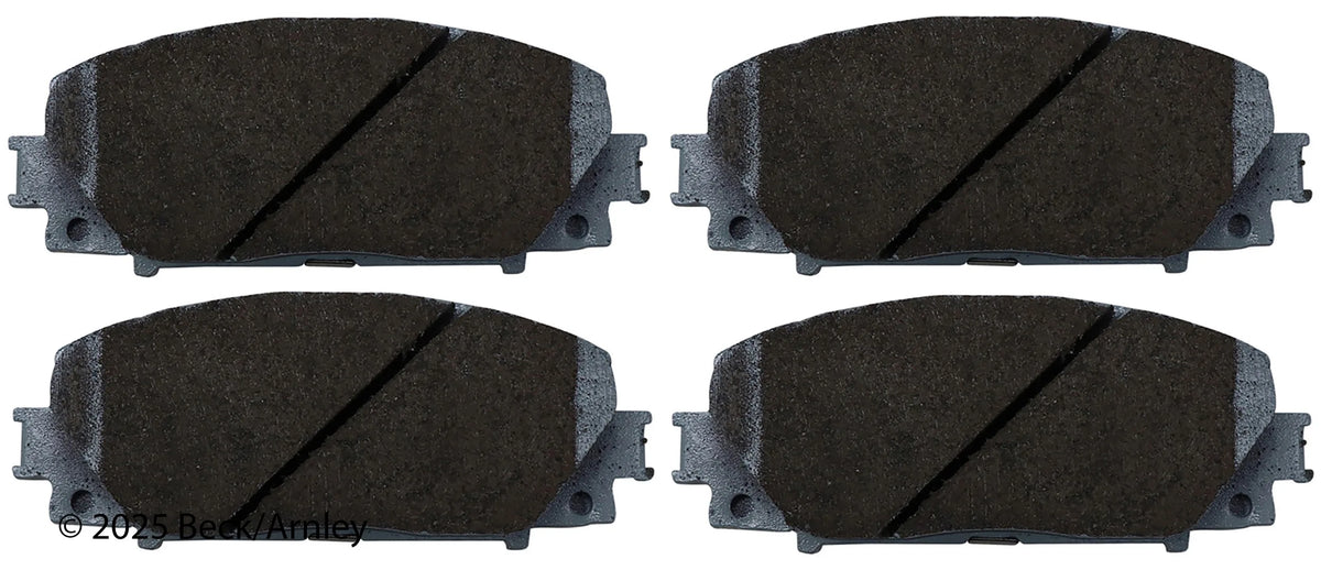 Beck/Arnley 085-1744 2012-2019 Toyota Prius C Disc Brake Pad Set