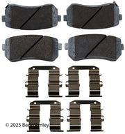 Beck/Arnley 085-1745 2011-2014 Kia Sportage Disc Brake Pad Set