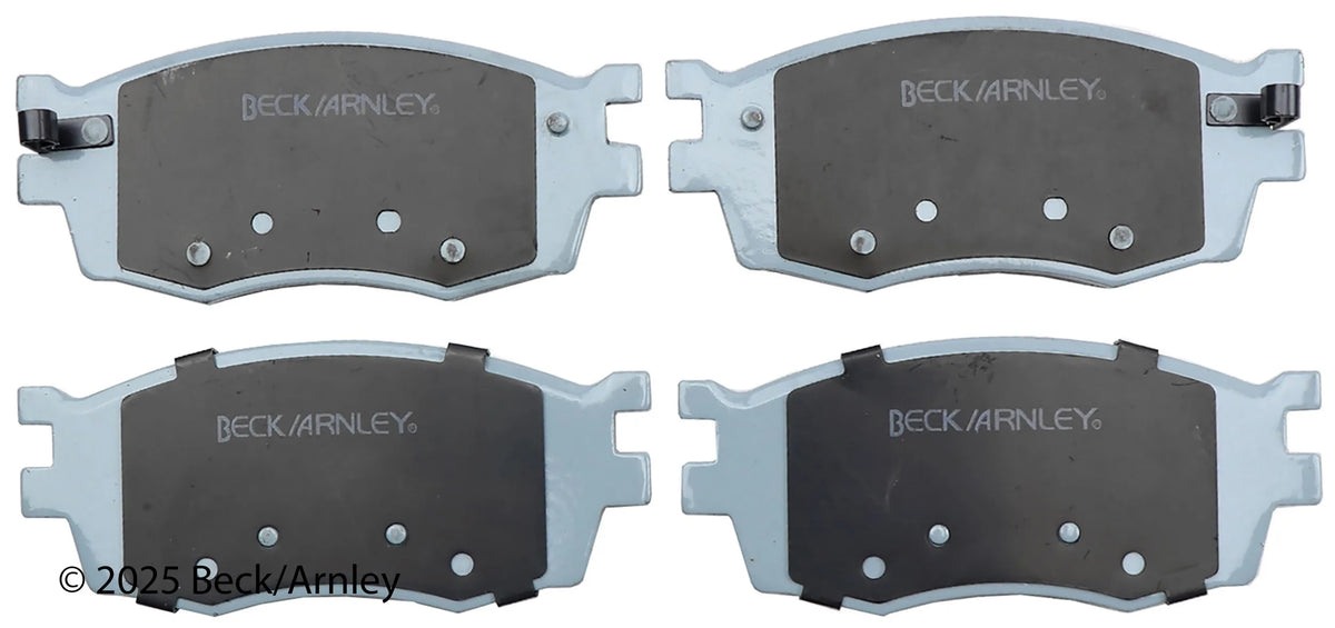 Beck/Arnley 085-1746 2006-2011 Hyundai Accent Disc Brake Pad Set