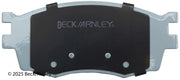 Beck/Arnley 085-1746 2006-2011 Hyundai Accent Disc Brake Pad Set