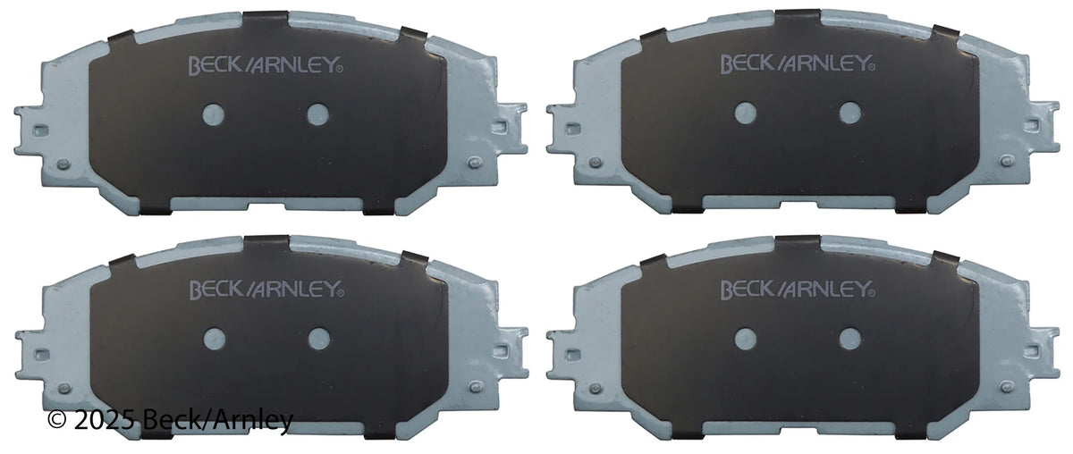Beck/Arnley 085-1786 2009-2019 Toyota Corolla Disc Brake Pad Set