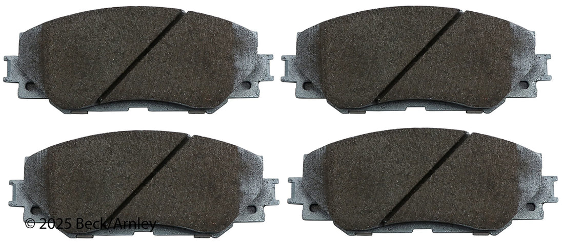 Beck/Arnley 085-1786 2009-2019 Toyota Corolla Disc Brake Pad Set