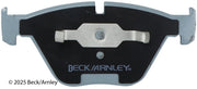 Beck/Arnley 085-1822 2013-2015 BMW X1 Disc Brake Pad Set