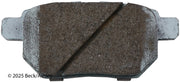 Beck/Arnley 085-1824 2019-2022 Toyota Prius Disc Brake Pad Set