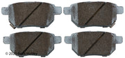 Beck/Arnley 085-1824 2019-2022 Toyota Prius Disc Brake Pad Set